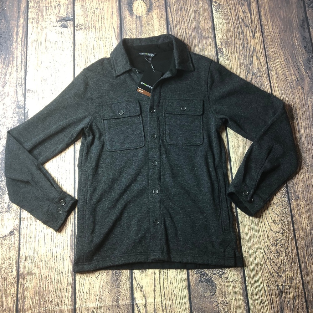 Exofficio Caminetto Black Heather L/S Shirt